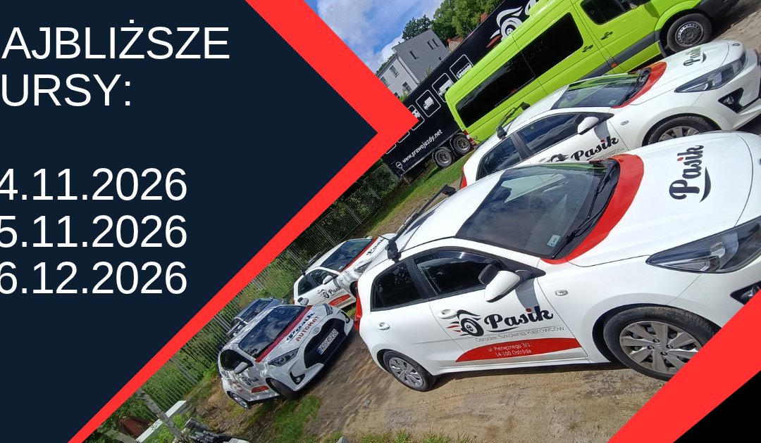 Najbliższe kursy